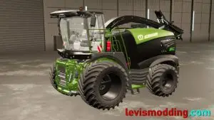 FS22 Krone BiG X 1180 and 3 headears