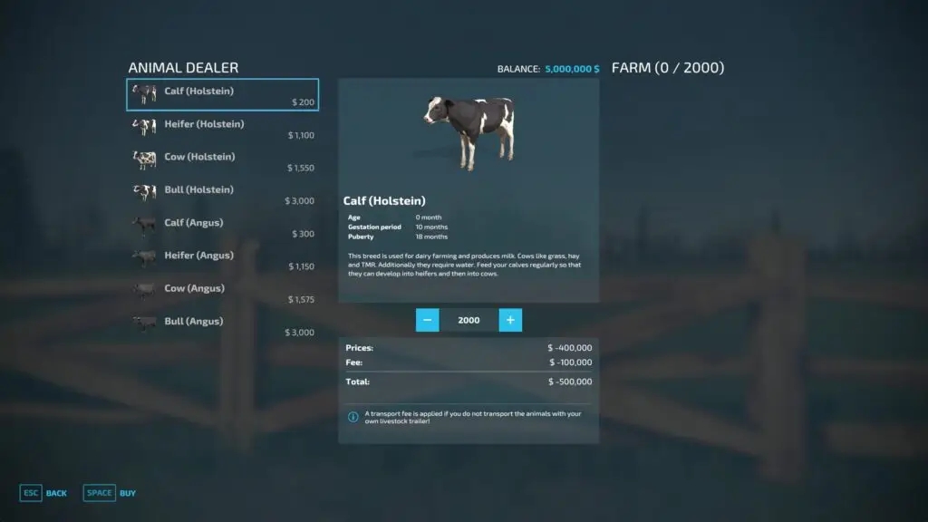 FS22 Buy More Animals