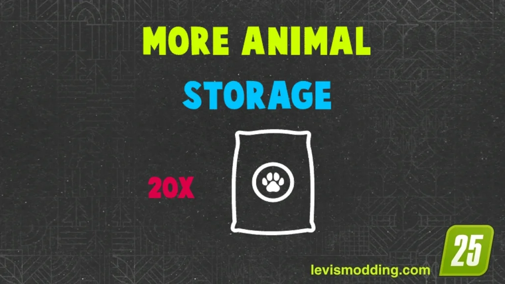 FS25 More Animal Storage
