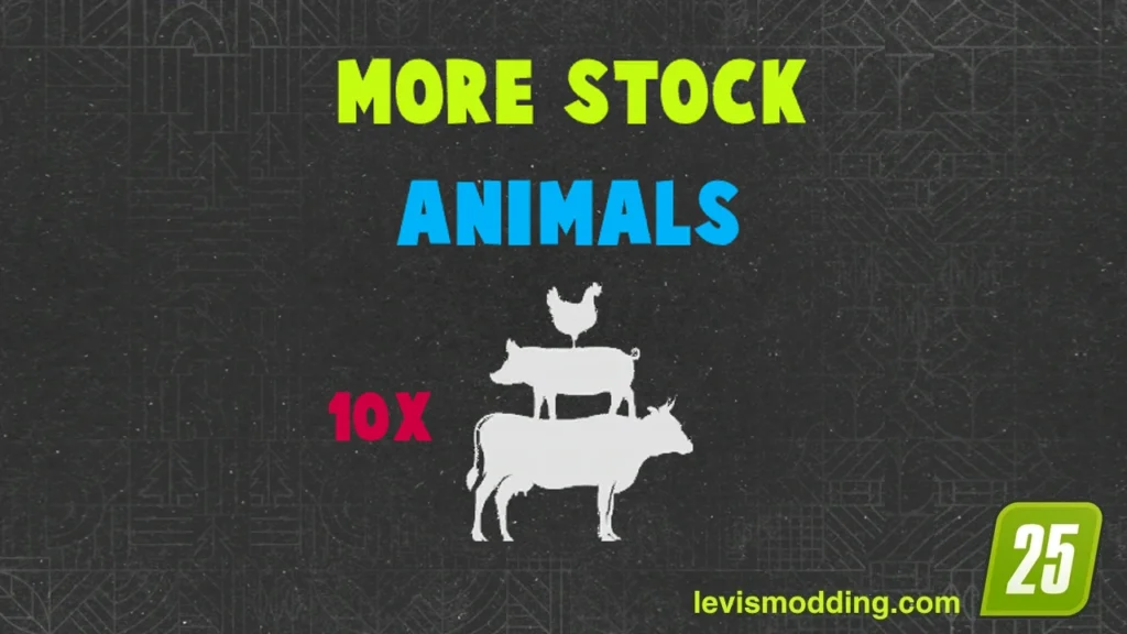 FS25 More Stock Animals